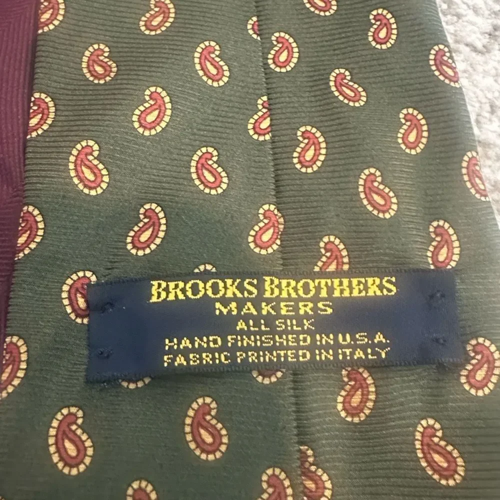 Brooks Brothers Silk Tie Bundle (2 included)